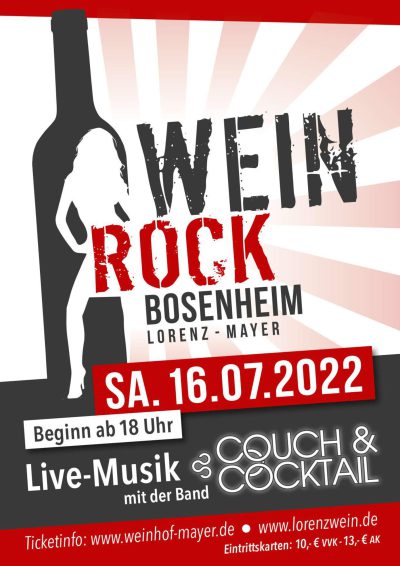 Plakat Wein-Rock 2022